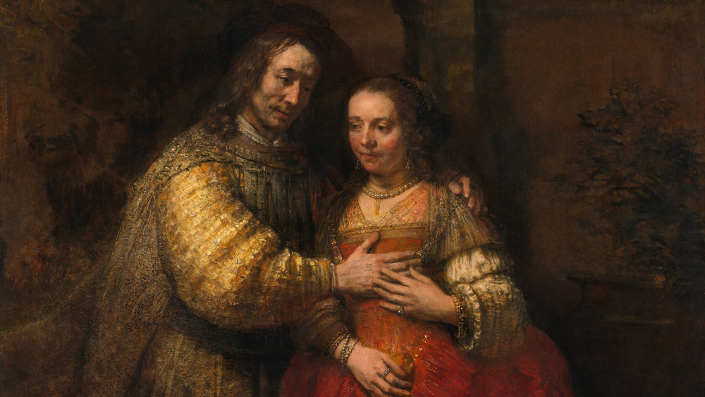 荷蘭藝術家倫勃朗的晚年作品《以撒和利百加夫婦肖像》，俗稱《猶太新娘》，讓梵高在這幅畫前淚流滿面，願意放棄十年的生命在這幅畫前坐上兩週。這畫給許多在婚姻中和婚姻邊緣的人們及時的警示